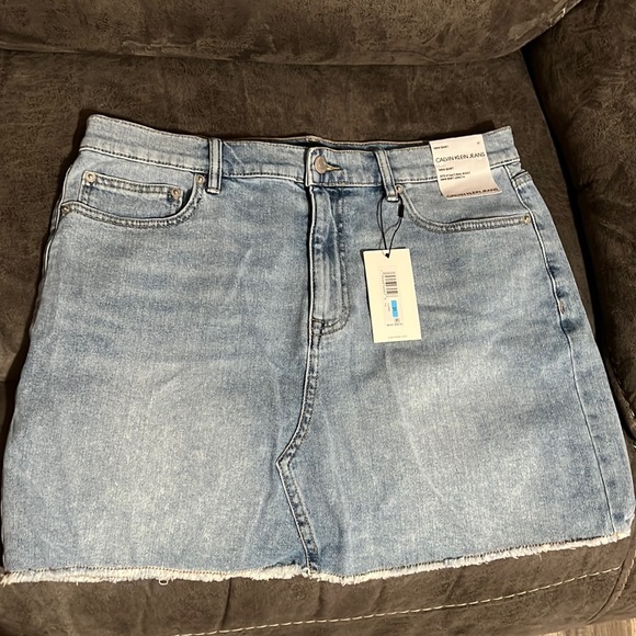 Calvin Klein Denim Skirt - Picture 1 of 5